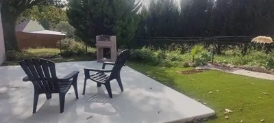 Jardin de l'établissement à l'air du Mont
