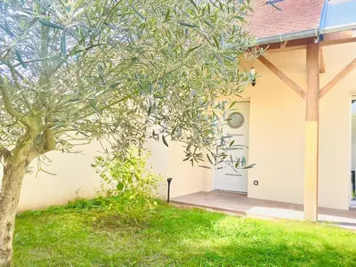 Jardin de l'établissement Maison Mer & Jardin Ouistreham Riva-Bella