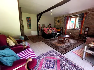Coin salon dans l'établissement Countryside Gite Reduced Price Until April 2026
