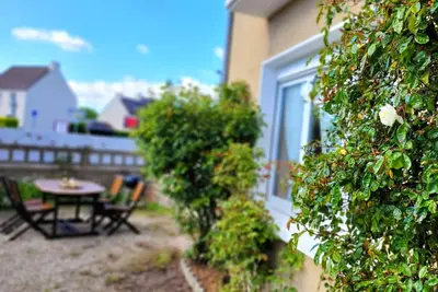 Jardin de l'établissement Gîte Homard - Bord de mer - 4/6 personnes