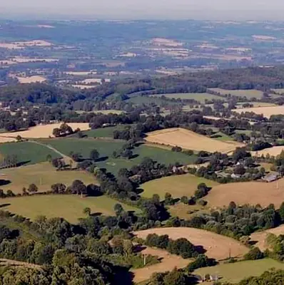 Paysage naturel près de le B&B/chambre d'hôtes