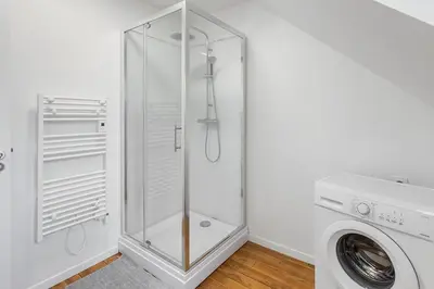Salle de bains dans l'établissement Esprit cabane en bord de mer !