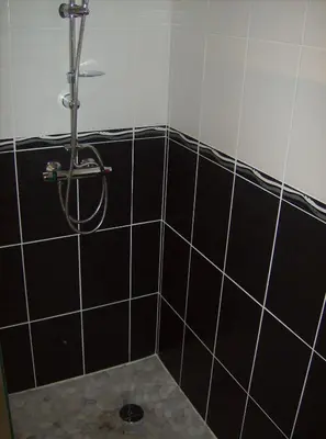 Salle de bains dans l'établissement Gîte des Forges
