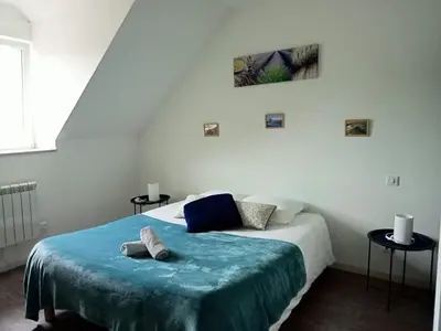 Un ou plusieurs lits dans un hébergement de l'établissement Relais de Moidrey