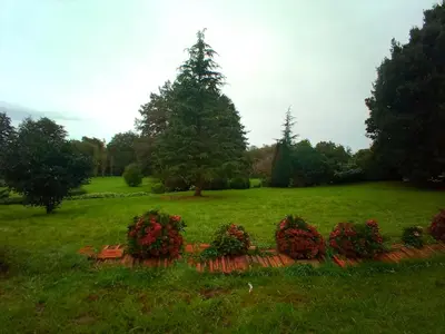 Jardin de l'établissement GITE LE MOULIN en Baie du MONT ST MICHEL
