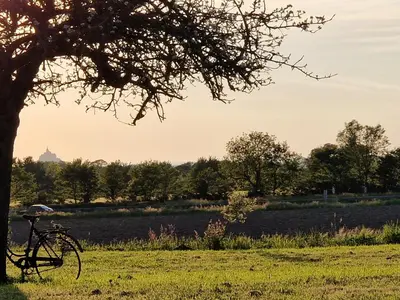 Vélo sur le terrain de l'établissement Maison PRECEY ou dans les environs