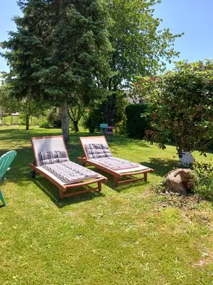 Jardin de l'établissement chambres d'hôtes du clos du roi