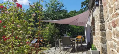 Jardin de l'établissement le moulin des riviéres