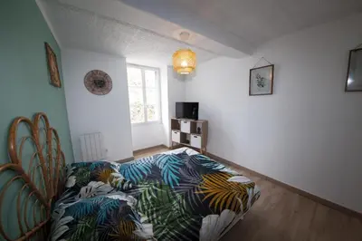 Un ou plusieurs lits dans un hébergement de l'établissement Gîte La Foresienne