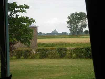Jardin de l'établissement Gite Couesnon