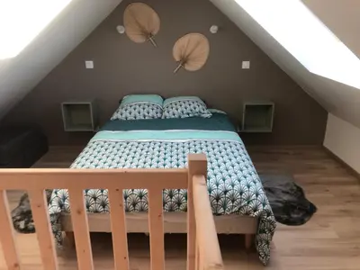 Un ou plusieurs lits dans un hébergement de l'établissement La petite maison