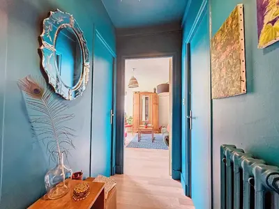 Un ou plusieurs lits dans un hébergement de l'établissement Mi Casita Azul