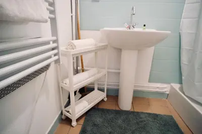 Salle de bains dans l'établissement Canal Varignon
