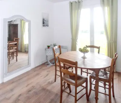 Plan de l'établissement Maison charmante à Portbail avec jardin et vue mer