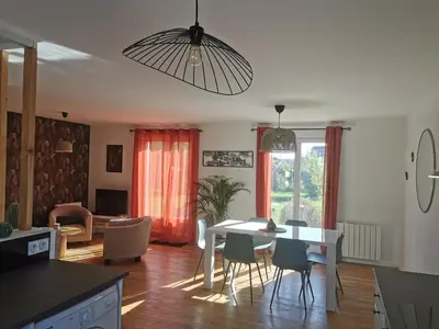 Coin salon dans l'établissement Maison Ô calme