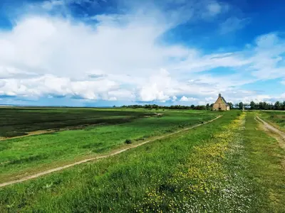 Paysage naturel près de la maison de vacances