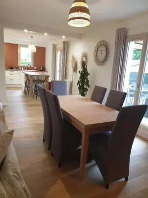Cuisine ou kitchenette dans l'établissement Maison aux portes de Caen