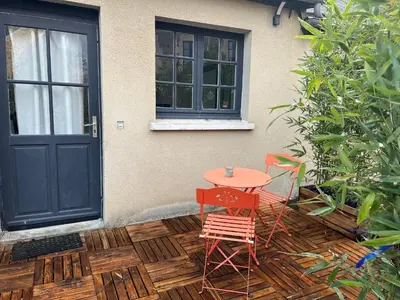 Jardin de l'établissement Le studio d'Arry
