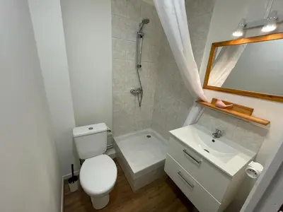 Salle de bains dans l'établissement Rose, Studio proche centre ville