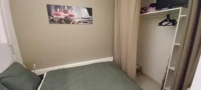 Un ou plusieurs lits dans un hébergement de l'établissement LE PHENIX Appartement calme et Cosy