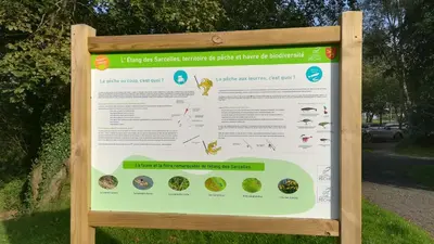 Plan de l'établissement Gîte de l'étang des sarcelles