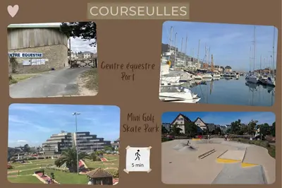 Plan de l'établissement Maisonnette proche mer 4 pers