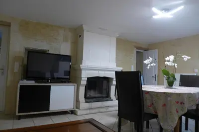 Cuisine ou kitchenette dans l'établissement Le Petit Fort