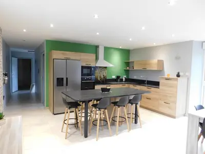 Cuisine ou kitchenette dans l'établissement gite de la laiserie