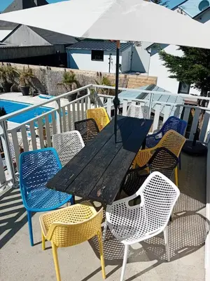 Balcon ou terrasse dans l'établissement Villa des Pins