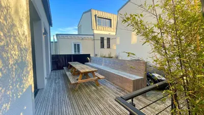 Balcon ou terrasse dans l'établissement AU 43 BIS