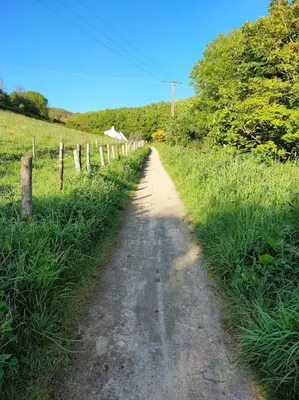 Paysage naturel près de la maison de vacances