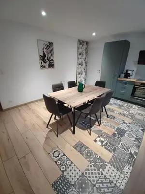 Cuisine ou kitchenette dans l'établissement Chez Mémère