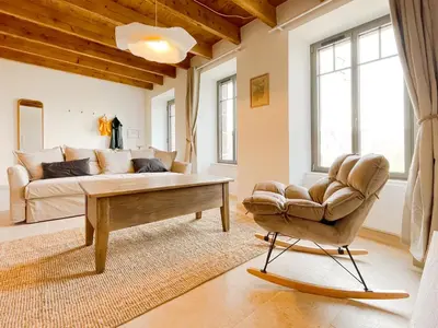 Coin salon dans l'établissement La Maison de Léon