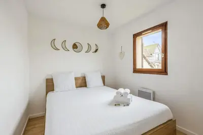 Un ou plusieurs lits dans un hébergement de l'établissement Appartement Alfredo - Welkeys