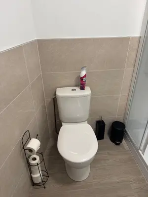 Salle de bains dans l'établissement Gîte à Travers champs