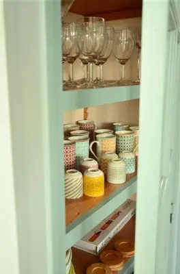 Cuisine ou kitchenette dans l'établissement Vaste Maison de 300 m2 en forme de bateau pour 15 L'Iliade