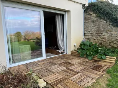 Jardin de l'établissement Grand Studio Vue Mer et Jardin