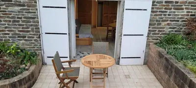 Terrasse ou espace extérieur de l'établissement Omaha beach les braves