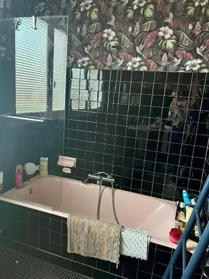 Salle de bains dans l'établissement Chez Toinette
