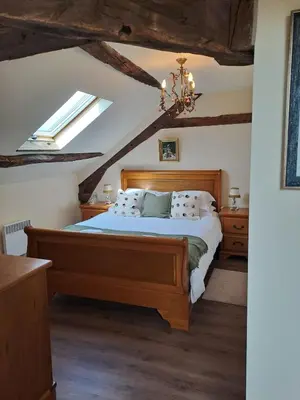 Un ou plusieurs lits dans un hébergement de l'établissement Chateau de Chambres Mont St Michel