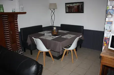 Coin salon dans l'établissement Charmant gite de Valérie et de Frédéric MAZA