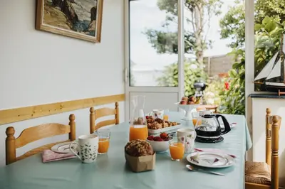 Nourriture dans la maison de vacances ou à proximité