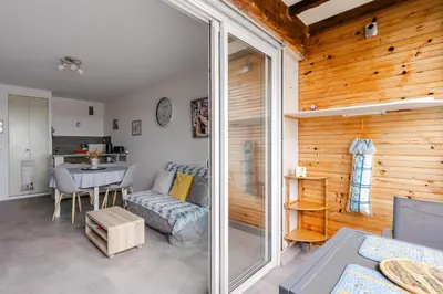 Cuisine ou kitchenette dans l'établissement Chez Doudou - Appt pour 4