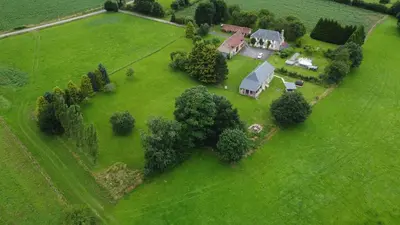 Paysage naturel près de la maison de vacances