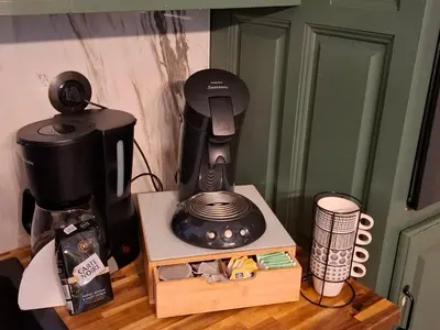 Cuisine ou kitchenette dans l'établissement Maison authentique avec vue panoramique sur le Mont
