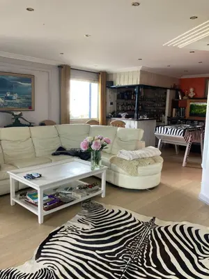 Coin salon dans l'établissement Maison Blanche