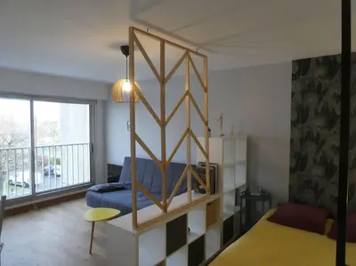 Un ou plusieurs lits dans un hébergement de l'établissement Appartement calme et cosy