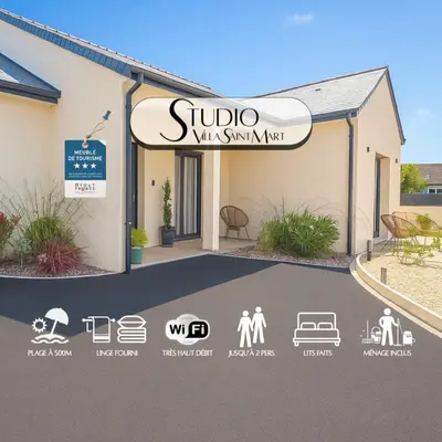 Certificat, récompense, panneau ou autre document affiché dans l'établissement Villa Saint Mart-Plage à 500m-Tout inclus