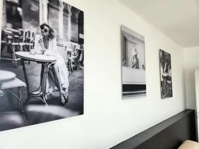 Coin salon dans l'établissement Le Davs - Splendide Appartement avec vue Panoramique - Salle de Sport et Parking Gratuit