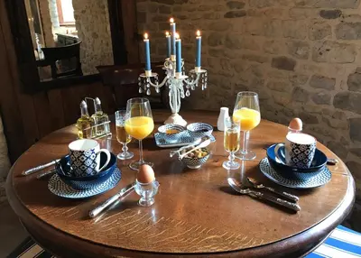 Boissons dans l'établissement Holiday home Haras du Ry